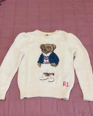 Maglionr Ralph laure Bear bambina eta4 anni