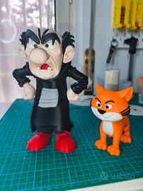 Gargamella e Birba in stampa 3D