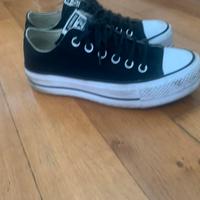 Converse All star nere con plateau