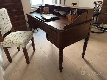 Scrivania 800 legno massello