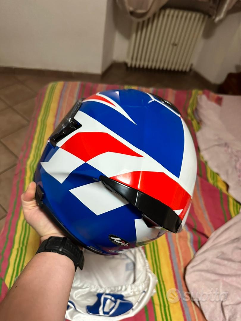 Casco Moto Integrale Airoh ST.501 Frost - Blu Rosso