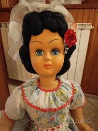 BAMBOLA VINTAGE ANNI 60 ABITO ORIGINALE