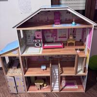 Casa in legno per bambole kidkraft