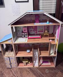 Casa in legno per bambole kidkraft