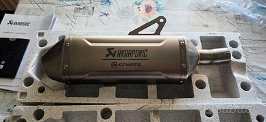 Terminale Akrapovic per CF  moto 450 mt