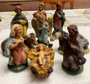 Personaggi presepe in gesso 10 cm