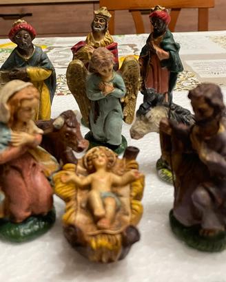 Personaggi presepe in gesso 10 cm