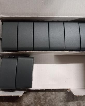 Deviatore unipolare nero Gewiss 250 V 16 A