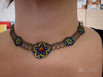 Collana Vintage Etnica Artigianale 