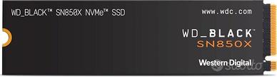 WD_BLACK SN850X 2TB Interno SSD, M.2 2280 NVMe SSD