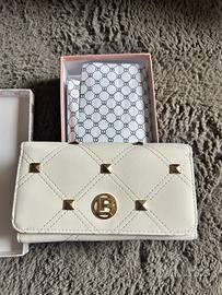 Portafoglio Laura Biagiotti panna nuovo