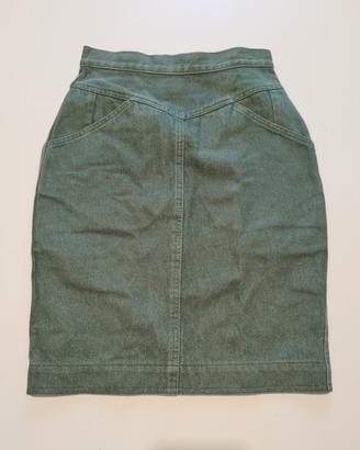 gonna denim vintage Fendi