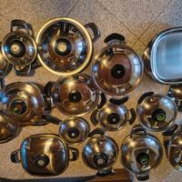 SET PENTOLE PROFESSIONALI IN ACCIAIO AMC