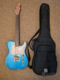 Telecaster Artigianale Relic Blue + Custodia
