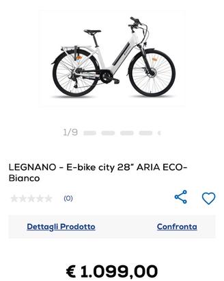 Bici elettrica E-Bike nuova