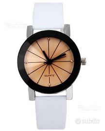 Orologio Oro CK DeG Nuovo Asterisco Bianco Nero 17