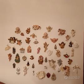 collezione di statuette religiose