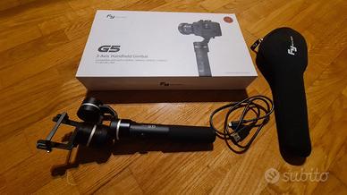 Gimbal Feyuteck G5 per actioncam .Perfetto