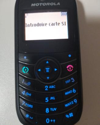 Motorola vintage funzionante + caricabatterie