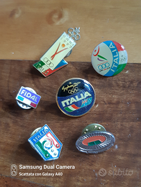 Lotto rare spille sportive