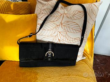 Borsa Beeton originale nera tessuto logata