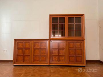 Credenza con vetrinetta Caccia alla Volpe