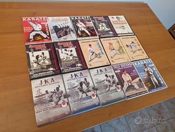 Lotto DVD Karate (JKA,Nakayama,Funakoshi,ecc.)