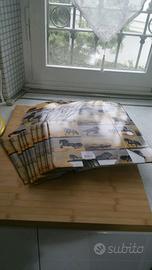 Set 10 cartellette decoro cavalli nuove formato A4