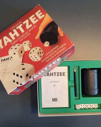 YAHTZEE VINTAGE ANNI 80 MB ITALY - COMPLETO