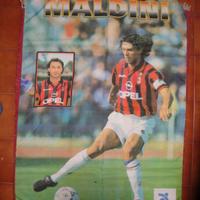 Telo Poster stoffa Paolo Maldini 107 cm x 71 cm