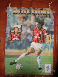 Telo Poster stoffa Paolo Maldini 107 cm x 71 cm