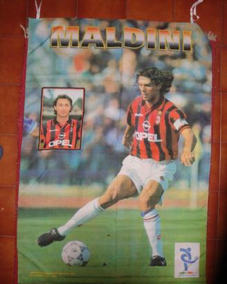 Telo Poster stoffa Paolo Maldini 107 cm x 71 cm