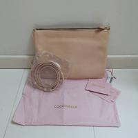 Coccinelle borsa pochette con tracolla removibile 
