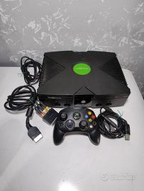 Xbox Classic completa con cavi e controller