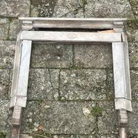 Caminetto  in marmo, metà ottocento