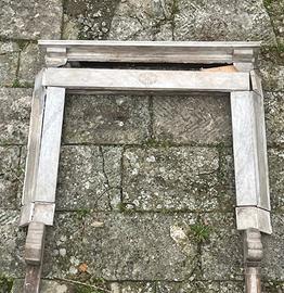 Caminetto  in marmo, metà ottocento