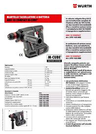 MARTELLO TASSELLATORE A BATTERIA ABH 18 COMPACT