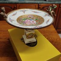 LIMOGES Alzat.ceram. con putti vittoria