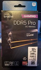 CRUCIAL DDR5 PRO 32GB 6400 MHZ CL32