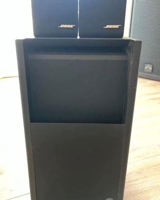 Bose subwoofer + 2 mono cubetti colore nero