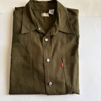Camicia Levi’s uomo verde militare in cotone.