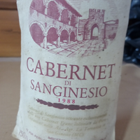 Vino Cabernet di sanginesio 1988