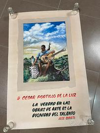 Poster cuba a Cesar Portillo de la Luz