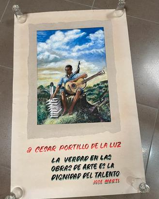 Poster cuba a Cesar Portillo de la Luz