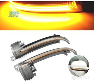 FRECCIE SPECCHIO PER AUDI A3 A4 A5 A6 Q3 LED NERO 