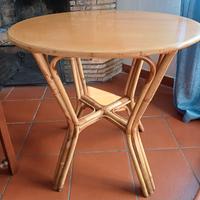tavolo rotondo in rattan Pelangi