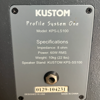 Coppia casse Kustom KPS-LS100