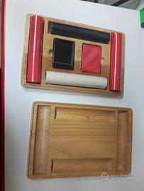 Scatola gioco carte con fiches