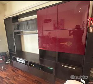 Parete attrezzata soggiorno