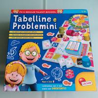 Gioco in scatola Tabelline e problemini 